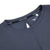 Mizuno Rhythm Series Solid Color Comfortable Draped Round Neck Short Sleeve T-Shirt Women Tops Gray 32MAB305-08