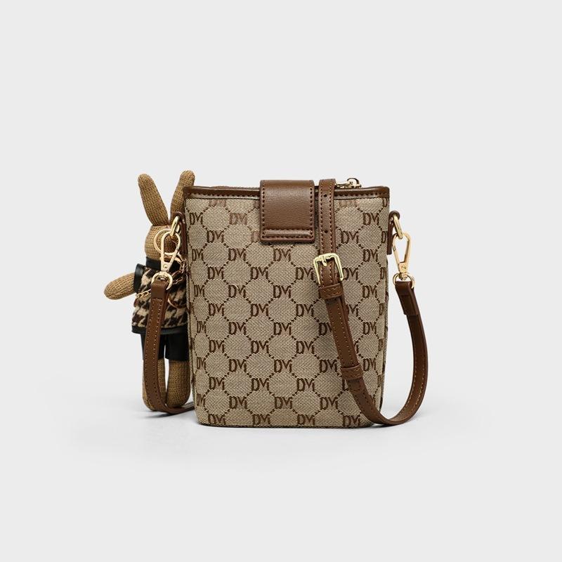 Mobile phone bag women's autumn and winter new women's bag messenger bag small bag fashionable versatile shoulder bucket bag