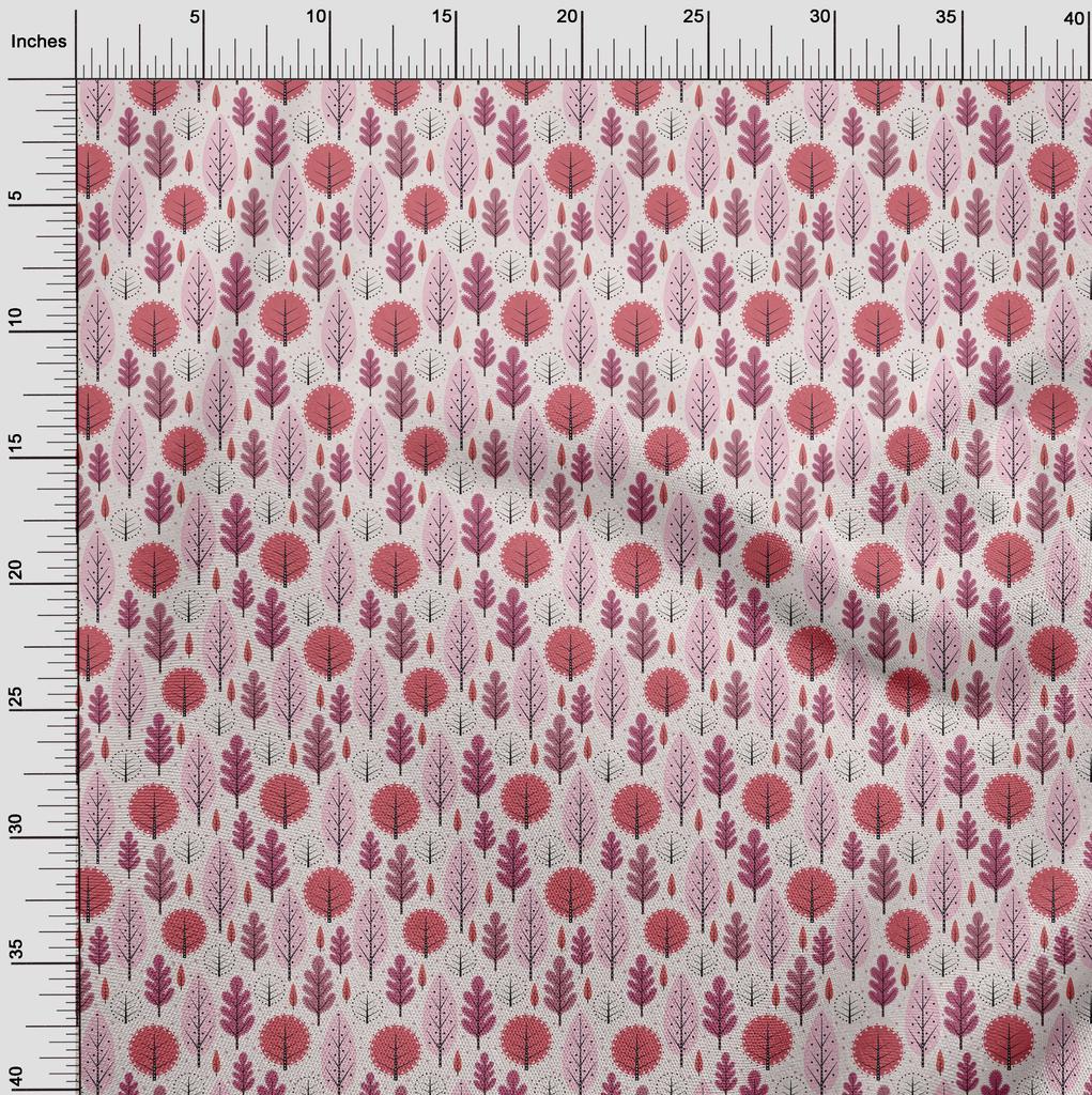 oneOone Cotton Flex Green Fabric Dotted Floral Craft Projects Decor Fabric Printed By The Yard 40 Inch