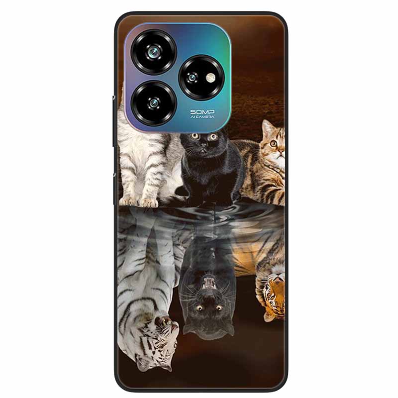 For ZTE Blade V60 Design 4G Case Soft TPU Silicone Back Cover for ZTE Blade V60 Vita / Nubia V60 Design Phone Cases Black Shells