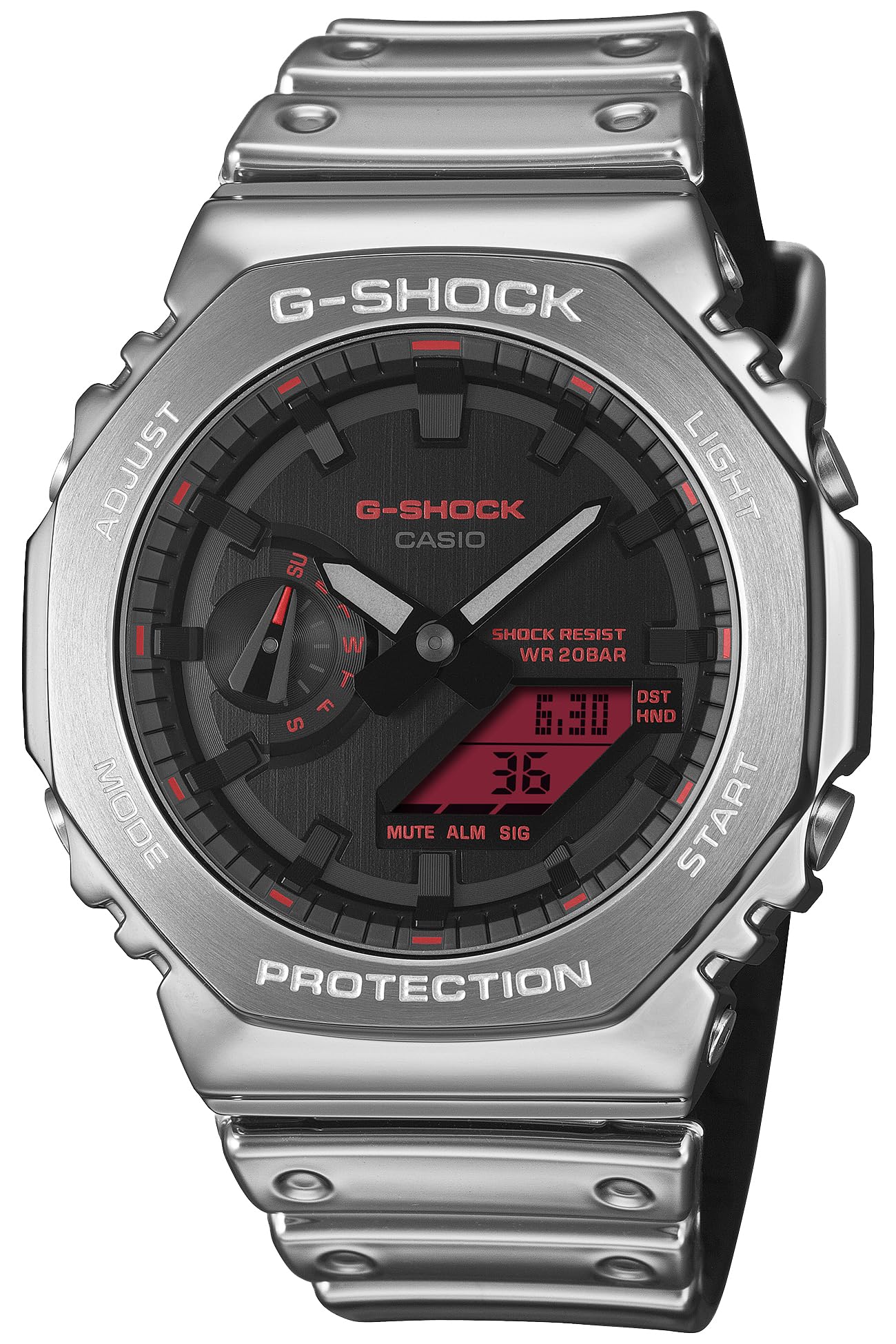 

Часы Серебристые [Casio] G-Shock GM-2100YRA-8AJF Мужские