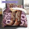 CowboyBoots Pattern Bedding Quilt Set Quilt Cover Pillowcase Home Decoration Birthday Gift (1 * Duvet Cover + 2 * Pillowcase, Without Core)