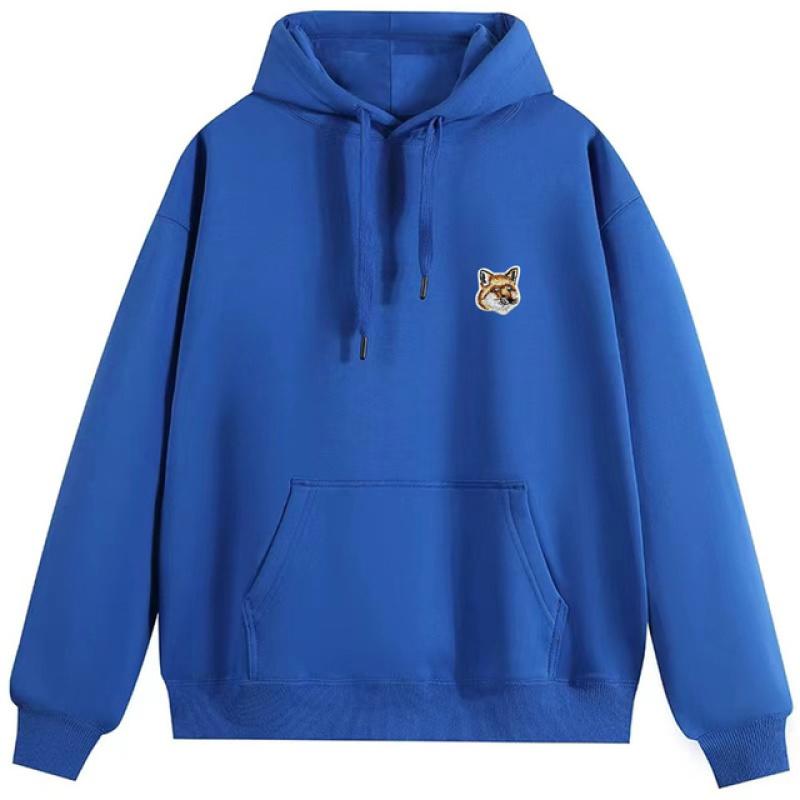 Fashionable Fur Fox Logo Hooded Sweatshirt
