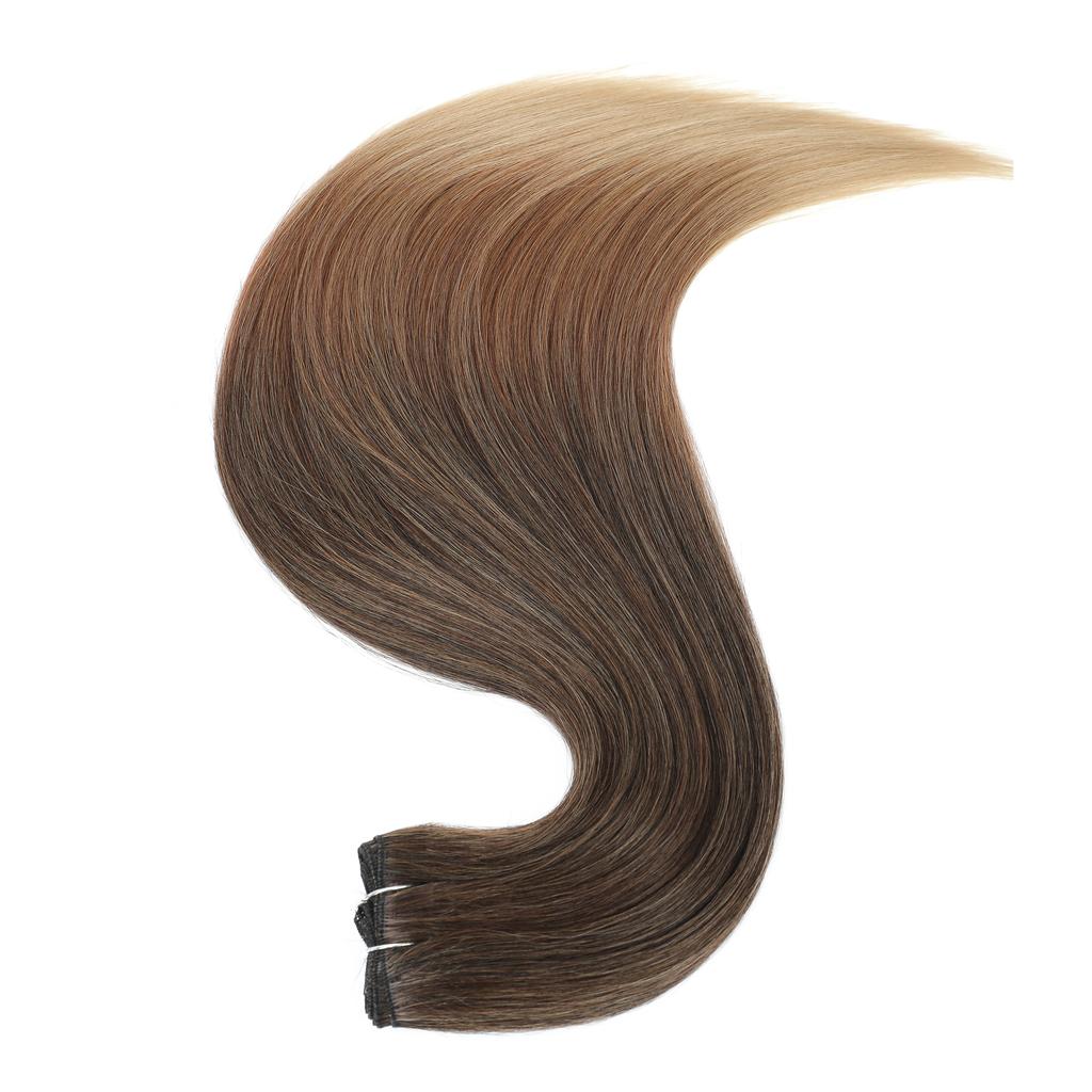 30 Inch 200g Straight Hair Bundles Bio Synthetic High Temperature Fiber Piano Blonde Red Hair ExtensionsHair Weaving Full to End
