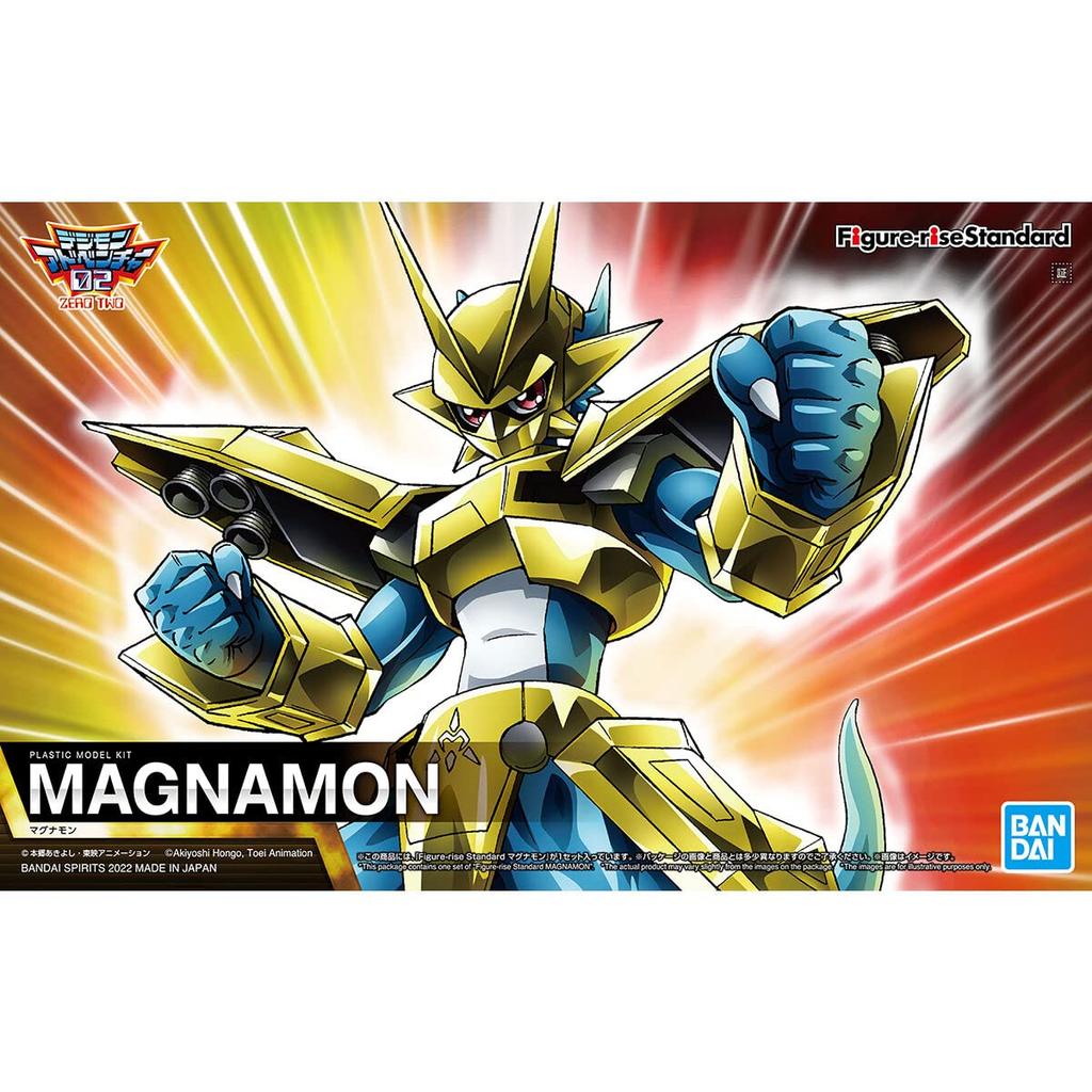 BANDAI SPIRITS Standard Digimon Adventure Magnamon Plastic Model Figure-rise Pre-Colored