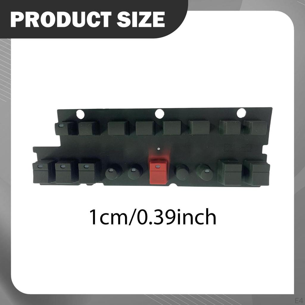 Conductive Keyboard Pad, Rubber Replacement for Electronic Keyboards, High Sensitivity, Long