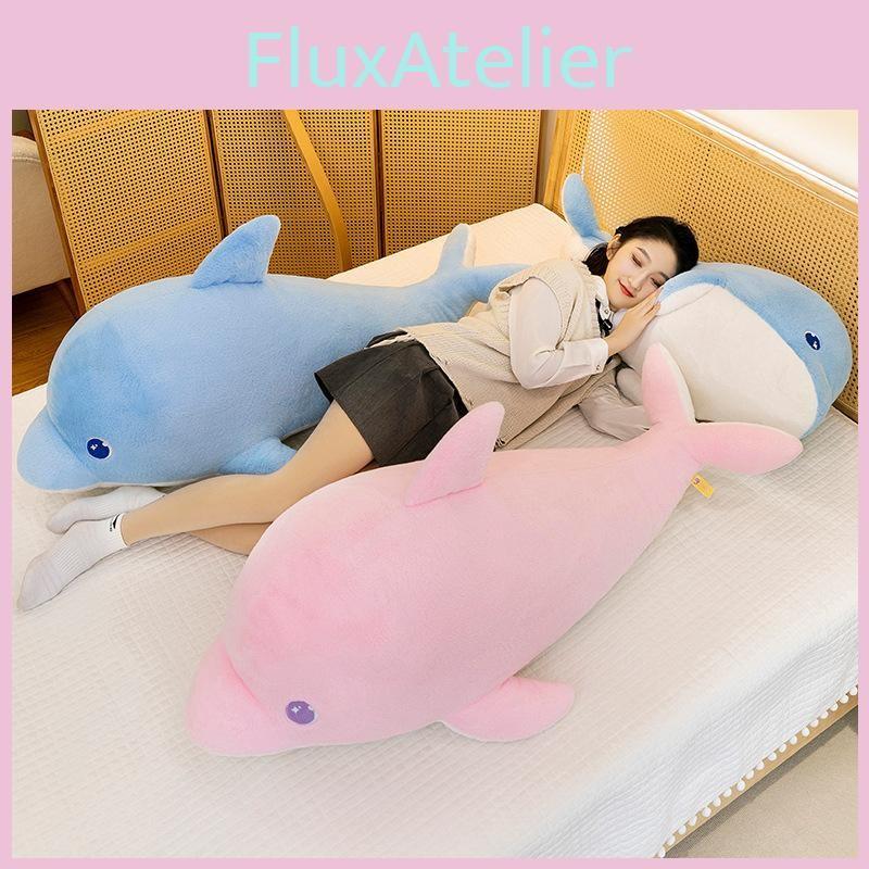 Cute Dolphin Cartoon Plush Toy Children Toy Pillow For Sofa And Room Decoration
