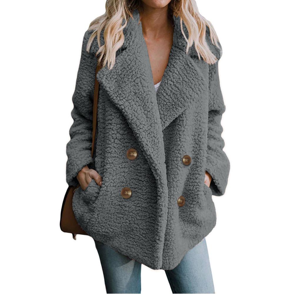 Women's Casual Jacket Winter Warm Outwear Ladies Coat Overcoat Outercoat