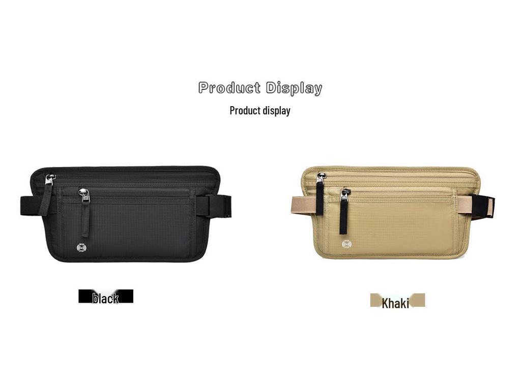 RFID Anti-Theft Passport & Phone Waist Bag for Travel, Tickets, Running & Sports