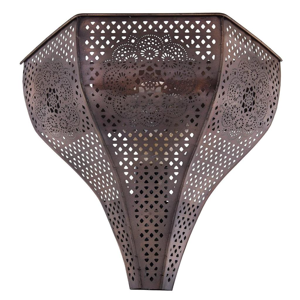 Vintage Moroccan Wall Lamp, Decorations for Home, Home Decor Item, (Antique Copper)