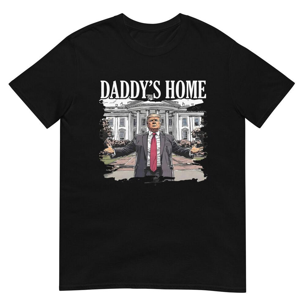 Trump Daddys Home White House 2024 T-Shirt 2XL
