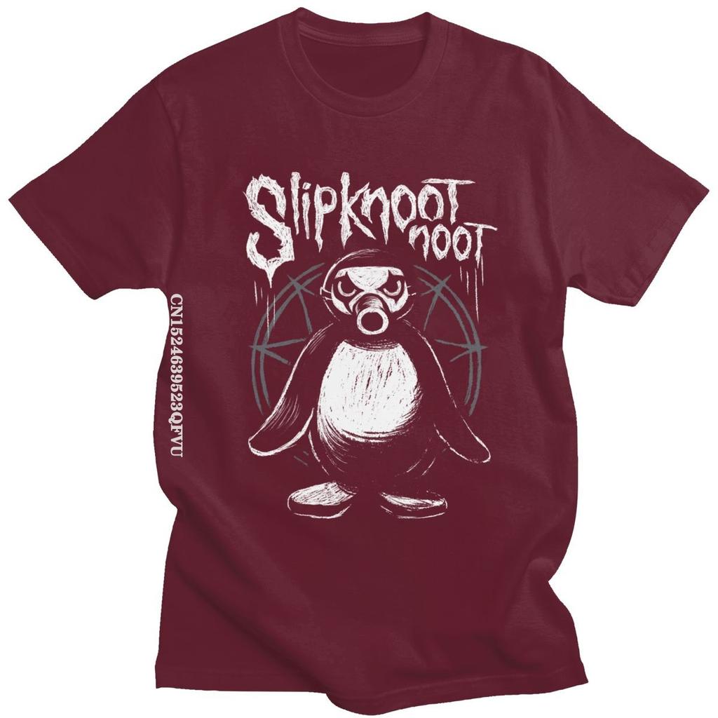 Novelty Noot Noot Pingu Tshirts For Men Cotton Funny TShirts Penguin Meme Funny Cartoon Tees Streetwear Men Casual Tops Clothes