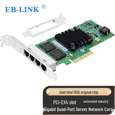 EB-LINK Intel I350 Quad-Port Gigabit PCIe X4 Server-Netzwerkkarte (CN-Version)