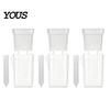 Automatic Watering Flower Pot Mini Self Pots with Wick, Clear Plastic Planters Drainage Holes & Water Level Indicator for Indoor Plants