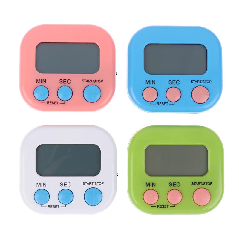 LED Zähleranzeige Wecker Magnetischer Digitaler Timer Manuell Elektronischer Countdown Hochzähl-Timer Küchen-Koch-Gadgets