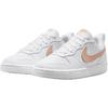 Nike Court Borough Low Recraft GS Białe Trampki Dziecięce Błyszczące DV5456141