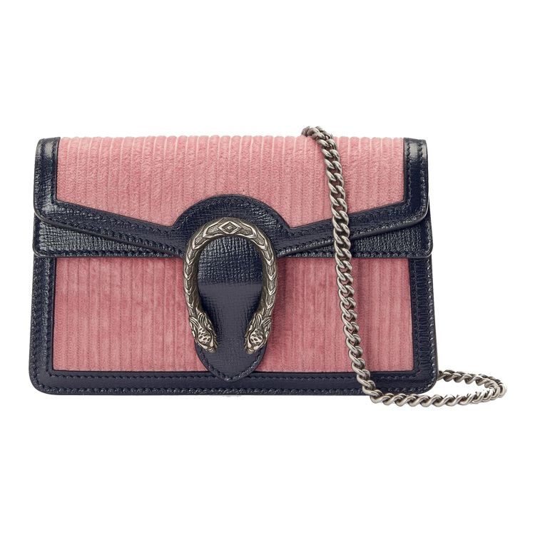 

Gucci Dionysus Pink Corduroy Mini Crossbody Bag With Tiger Head Hardware For Women Daily Use Basic Set (Bag+Dust Bag)