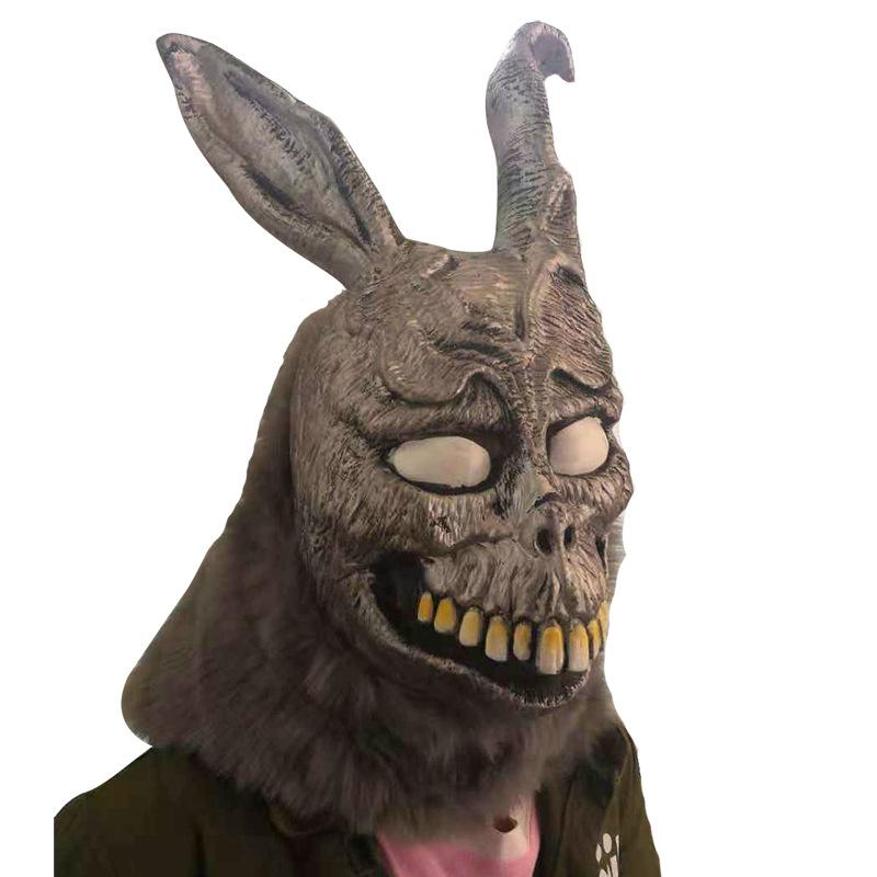 Halloween Dance Party Funny and Scary Props Ghost Rabbit Frank Rabbit Latex Mask