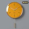 Nordic Luxury Pendulum Clocks Wall Home Decor Creative Metal Wall Clock Modern Gold Silent Watch Living Room Decoration Gift