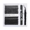 DIY Segmented Fluffy Single - Cluster False Eyelashes with D - Curl, 10 - 16mm for Natural and Dense Lash Grafting Makeup