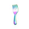 2 Pieces Alternative Color Fork and Spoon Compact Cutlery Set Travel Friendly Cutlery Supplies for Camping and Picnics