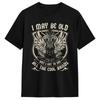 Men's I May Be Old But I Got To See All The Cool Band Rock Concert T Shirts Cotton Clothes Novelty Short Sleeve O Neck Tees