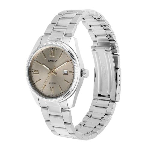 Casio General Line Watch: Beige MTP-1302DD-9AVDF, Beige, Modern, Beige, Modern