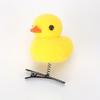 5Pcs/Lot Cartoon Funny Children 3D Little Yellow Duck Plush Hairpin Funny Christmas Gift Cute Spring Headdress Accessories