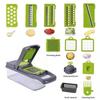 15 In 1 Vegetable Chopper, Multifunctional Food Processor for Fruits and Vegetables, Compact Size Manual Cu Cutter, Feliator