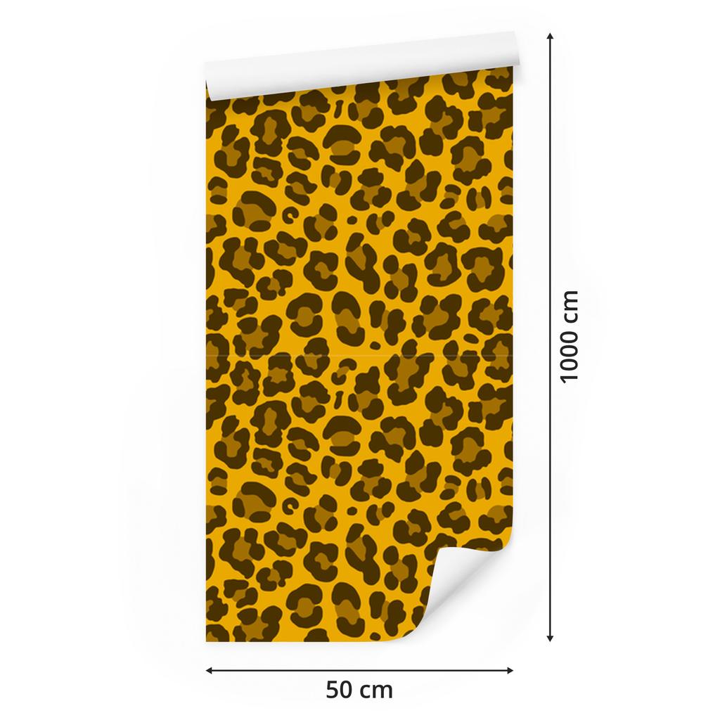 Yellow Leather Wallpaper Gold and Ochre for Living Room and Bedroom 50x1000