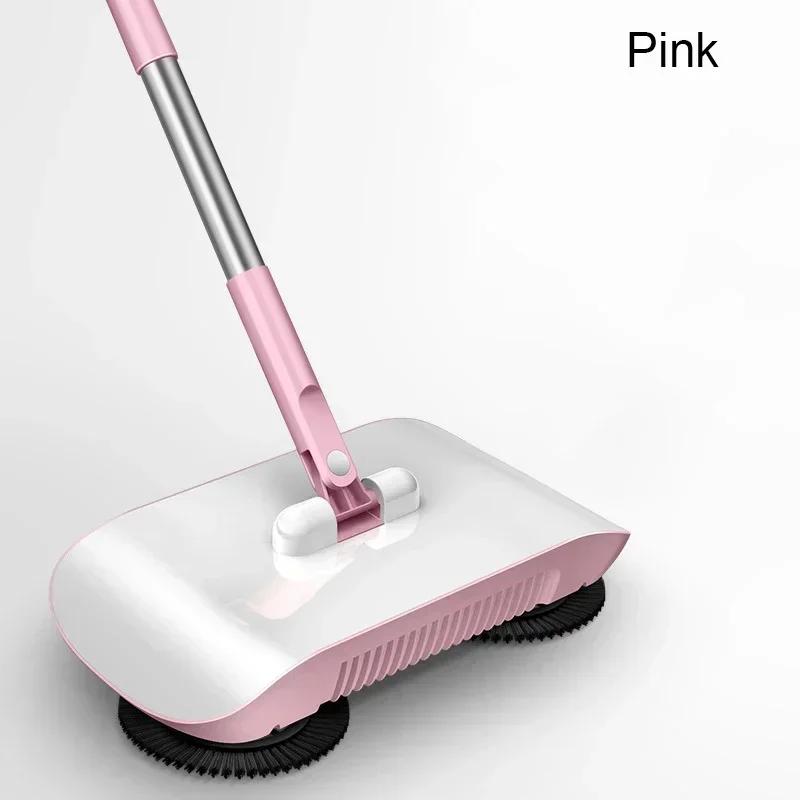 Combination of Broom and Mop Hand Push Type Scoop Household Broom and Dustpan Set Floor Magic Broom Home Cleaning Tools Sweeper