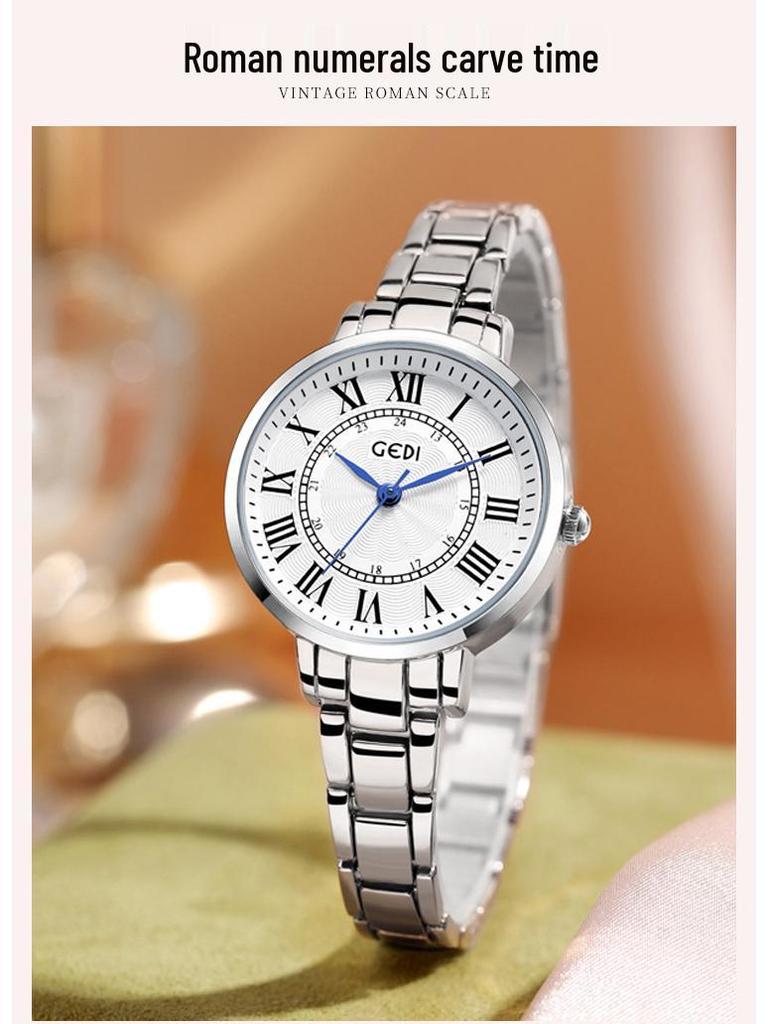 Gedi Women's Retro Style Waterproof Quartz Alloy Watch