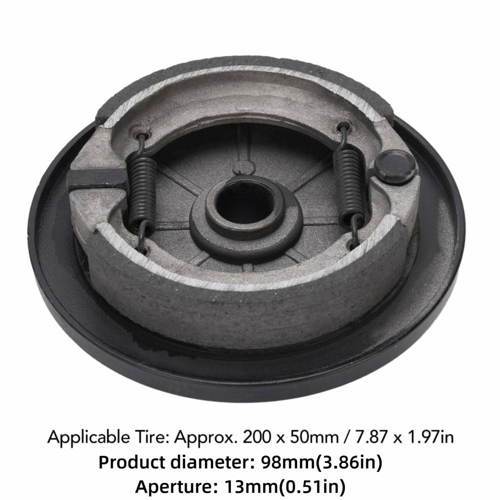 Aluminum Electric Scooter Brake Cover 8 In Wheel Hub Brake Cover  Wheel Replacement