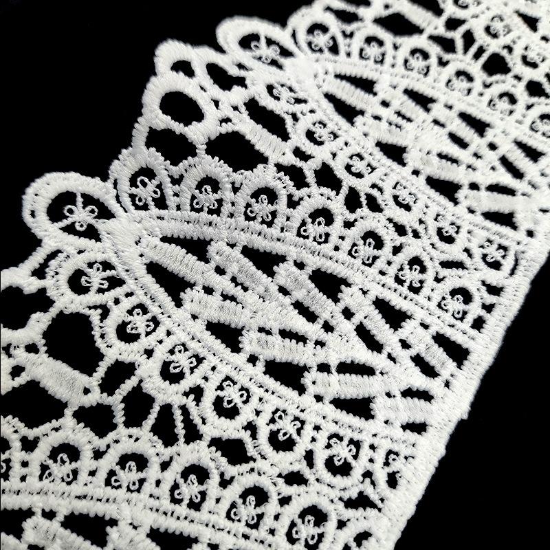 Lace Shoulder Collar Piece Milk Silk Embroidery Pair Flower Hollow Fake Collar Accessories Water Soluble Embroidery Pair Collar Children'S Accessories