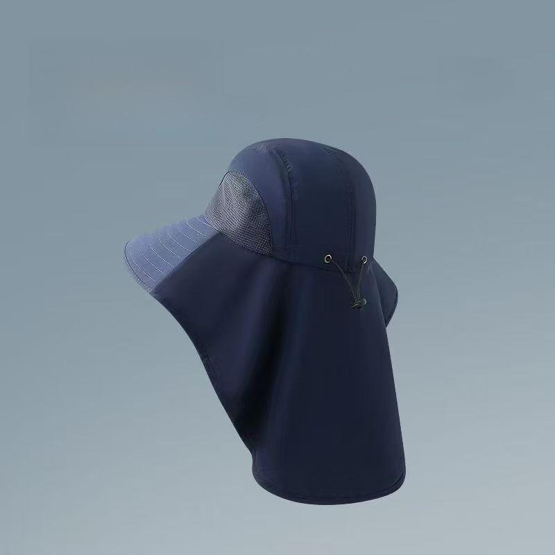 Mens Foldable Sun Hat With Large Brim For Fishing Hiking And Outdoor Activities