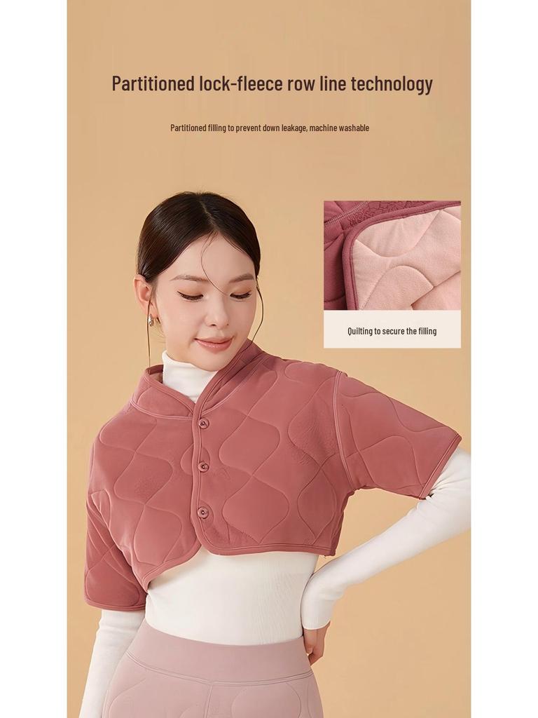 Cashmere Shoulder & Neck Warmer Vest, Sleeveless, Unisex, Ideal for Middle-Aged & Elderly, Cold Protection & Warmth.