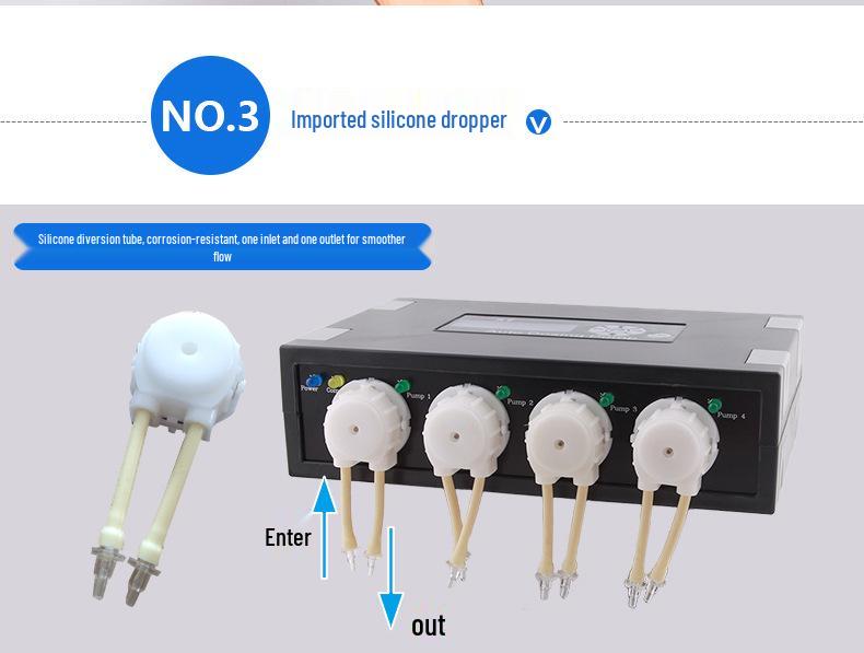 Jebao DP Series Automatic Multi-Head Dosing Pump for Aquarium Coral Feeding