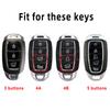3/4/5 Buttons Tpu Car Key Case Cover Shell For Hyundai I30 Ix25 Elantra Solaris Azera Grandeur Ig Tm Accent Santa Fe Palisade