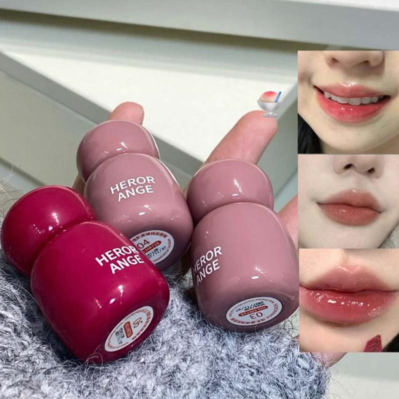 Herorange Mirror Lip Glaze Lasting Water Light Toot Lip Moisturizing Moisturizing Lip Gloss Long-Lasting Lipstick