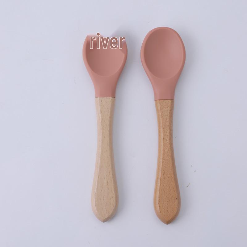 Children's Silicone Divided Plate Set: Food-Grade Tableware with Fork & Spoon for Babies and Toddlers