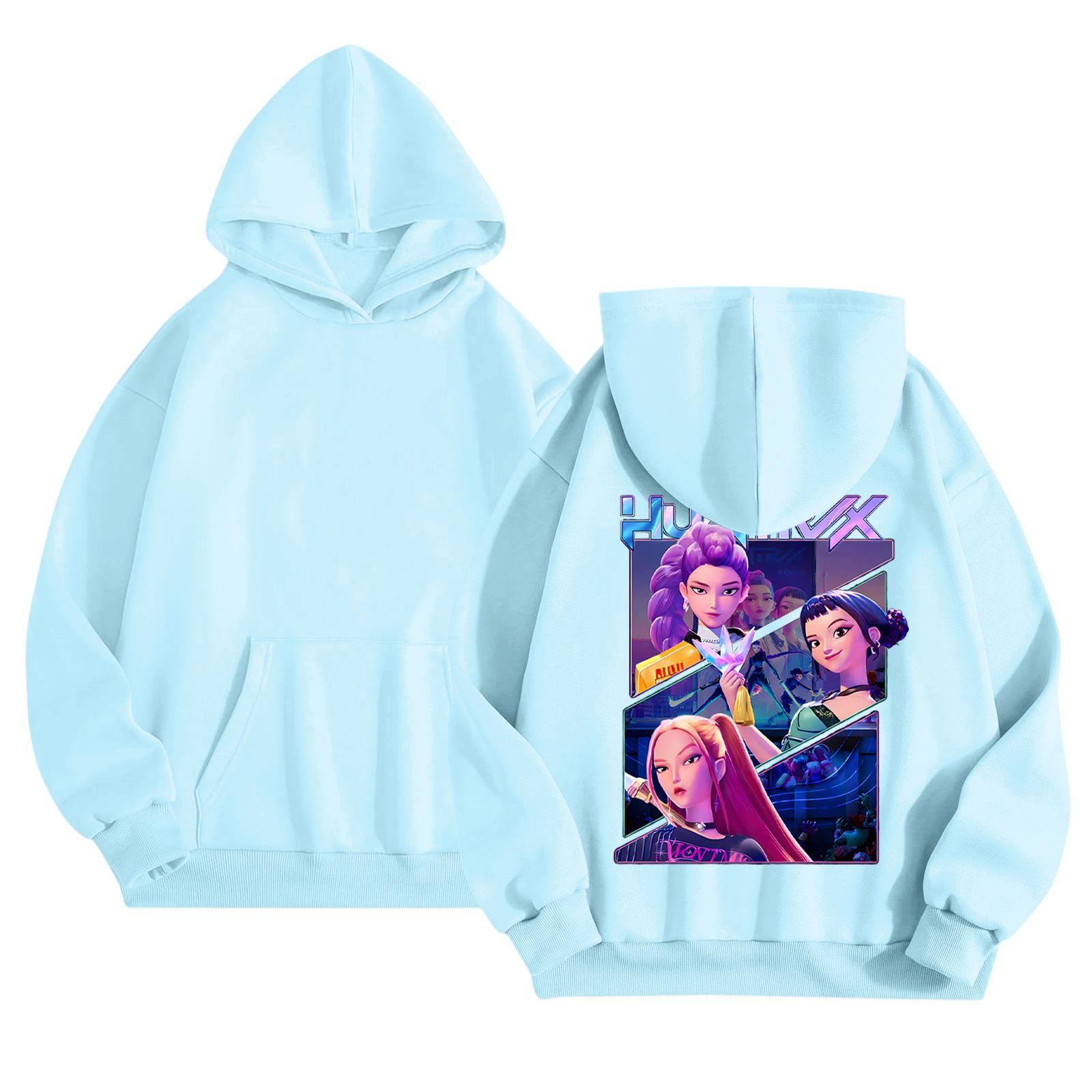 

Детский пуловер свободного кроя с длинными рукавами, модная толстовка с капюшоном 120