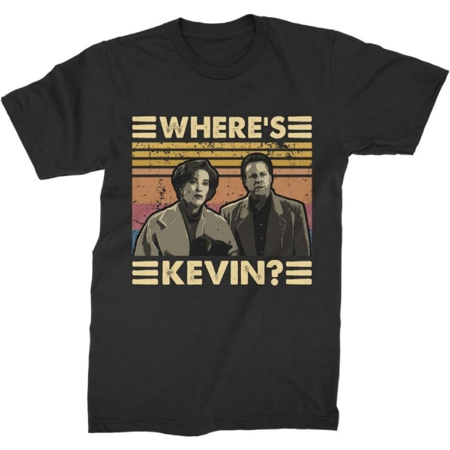 Home Alone, Where s Kevin Vintage T-Shirt Black XXXXXL разноцветный