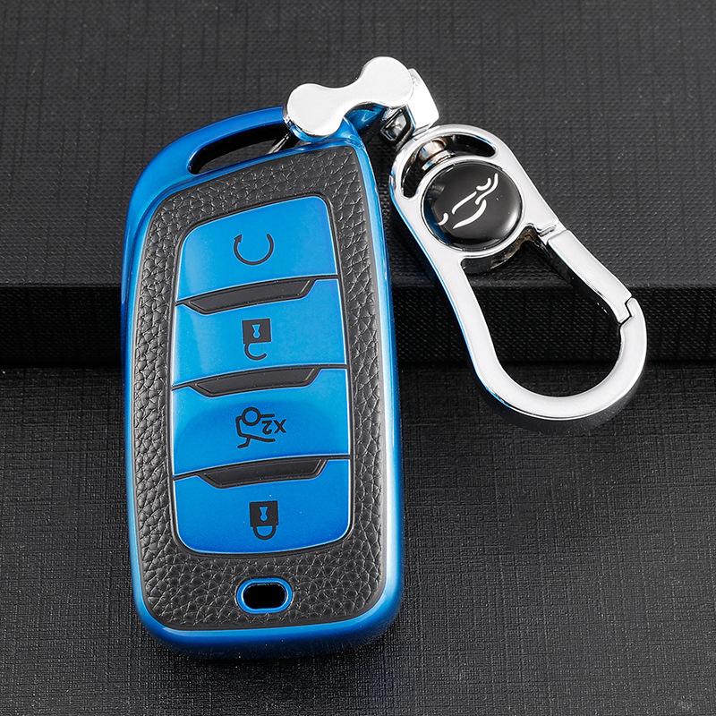 Suitable for Chang'ancs95Car Key sleevecs85CoupeBagcs35PlusCar Remote Control Buckle Key Case Cover