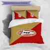 PSV Eindhoven FC Printed 3PCS Bedding Set Breathable Duvet Cover with Pillowcases Decorative Bed Linen for Bedroom Home
