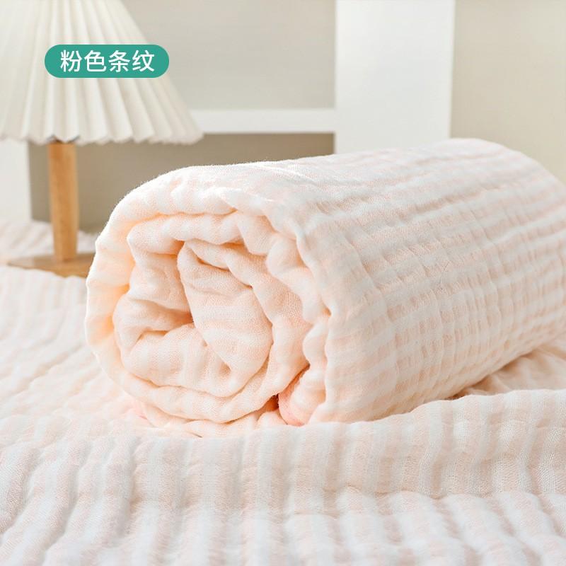 Baby Muslin Jelly Blanket 6-Layer Bamboo Cotton Stretchy Washable Swaddle All Season Newborn
