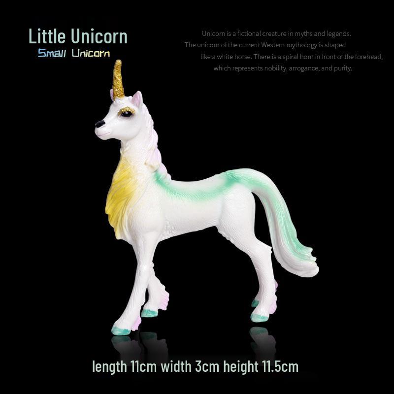 European Mythical Pegasus Unicorn Toy Model: Elf, Mythical Creature, Magic Beast 