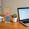 1pc of Detachable Transparent Acrylic Memo Board, Computer Screen Memo Clip Board, Message Board, Office Desktop Accessories