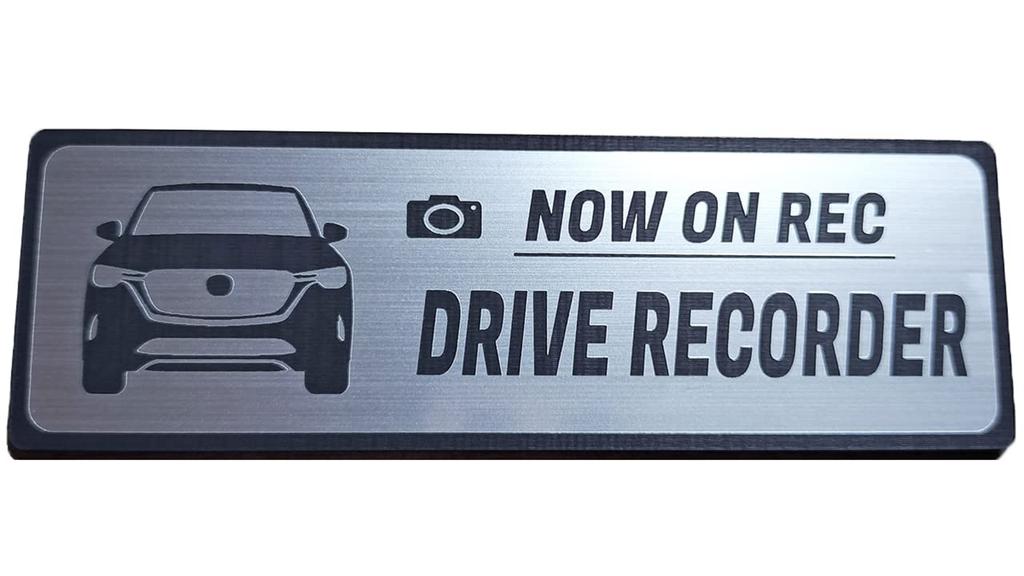 Honami Works Dash Cam Emblem Sticker for Vehicles Equipped with a Dash Cam CX-60