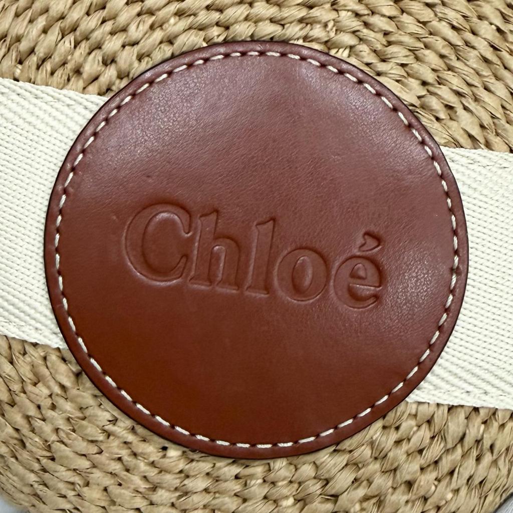 Excellent Chloe Shoulder Bag WODDY Small Basket CHC22Stainless Steel381G55101 Used