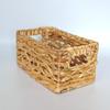 Water Hyacinth Woven Storage Basket - Desktop Organizer & Toy Storage Bin